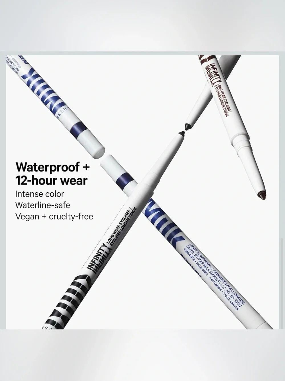 MILK Makeup longwear eyeliner. Navy blue